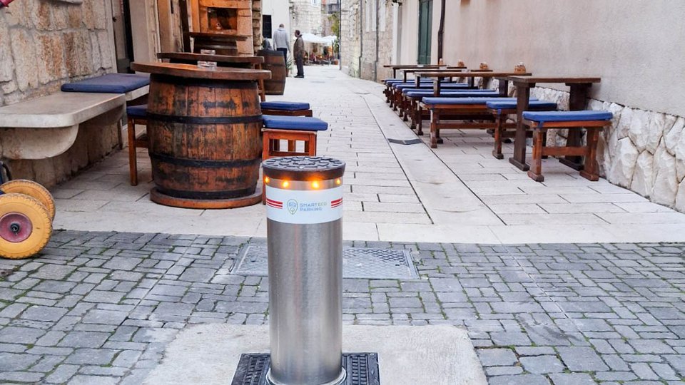 Automatic bollards for the City of Makarska