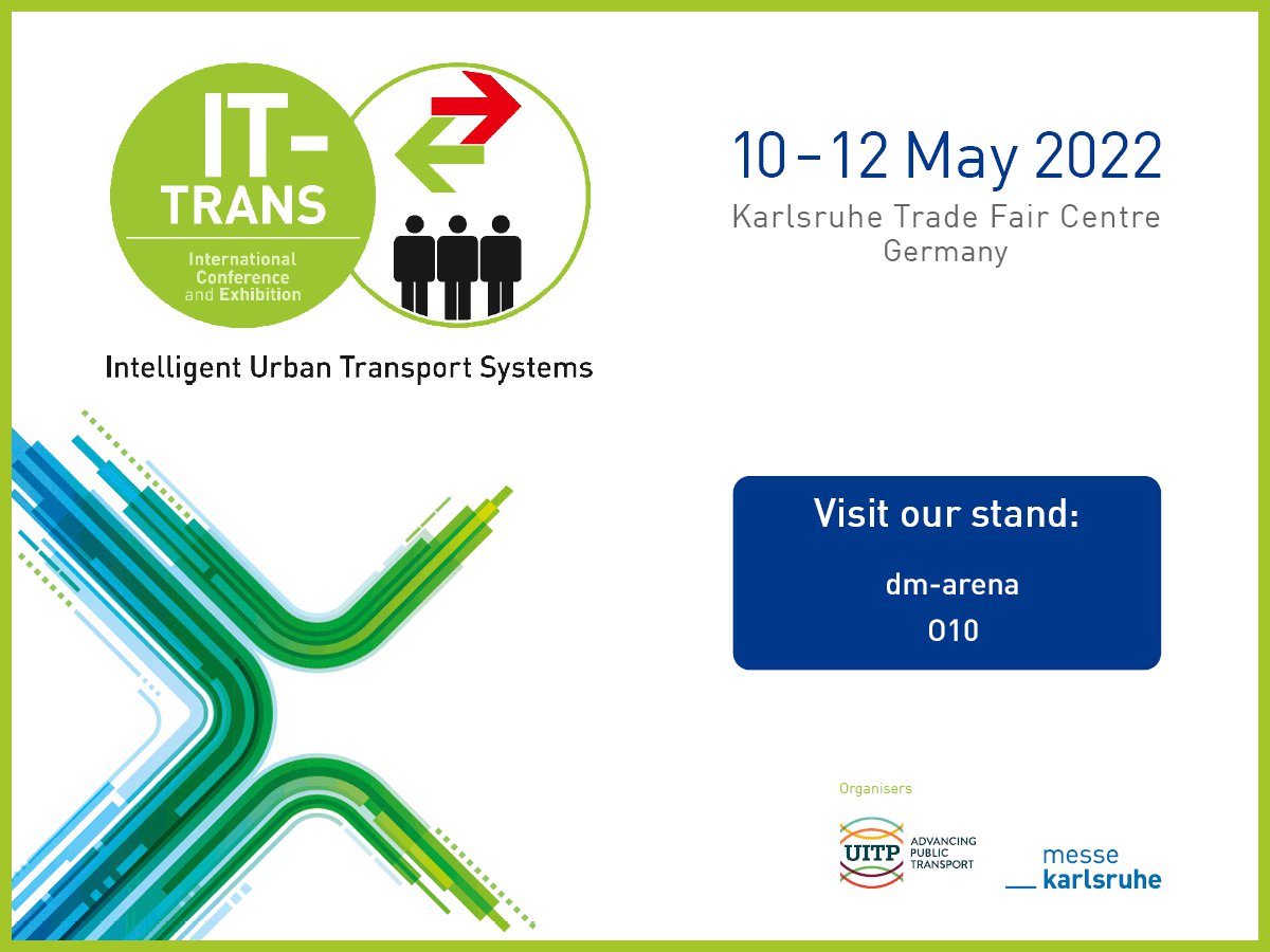 VISIT US AT IT-TRANS 2022 IN KARLSRUHE (DE)