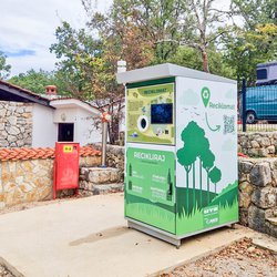 "Climate Friendly Camp" project: recycling machines on the island of Krk