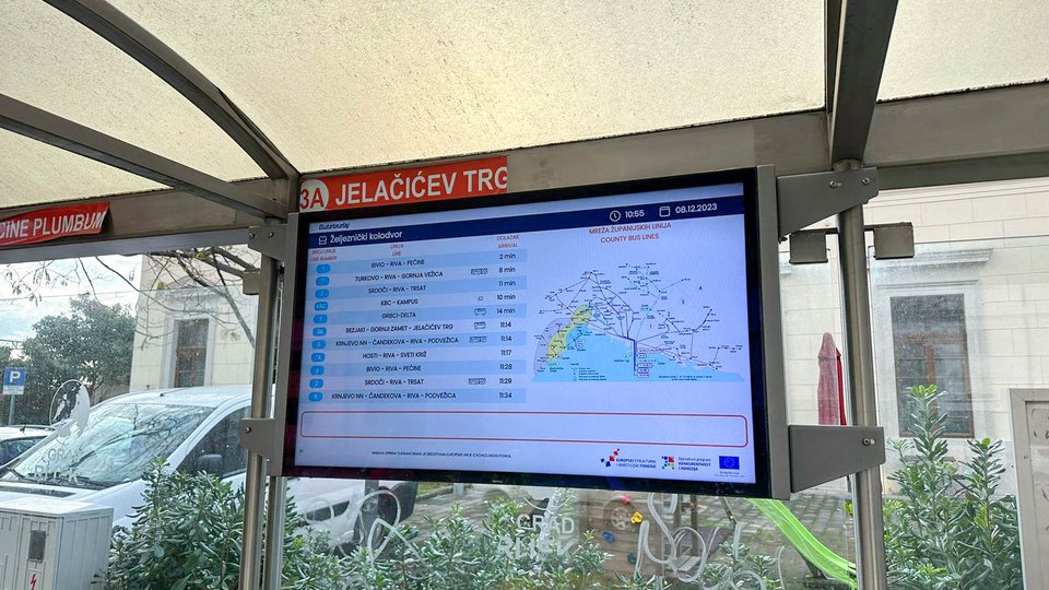 Completion of the project "Strengthening the transport system" and presentation of the passenger information system in Rijeka