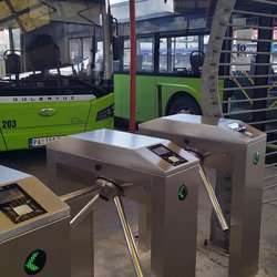 Access Control at the Bus Station in Pancevo, RS