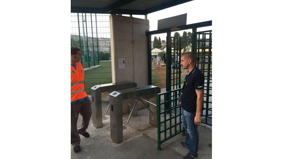 Access Control System at Aldo Drosina Stadium