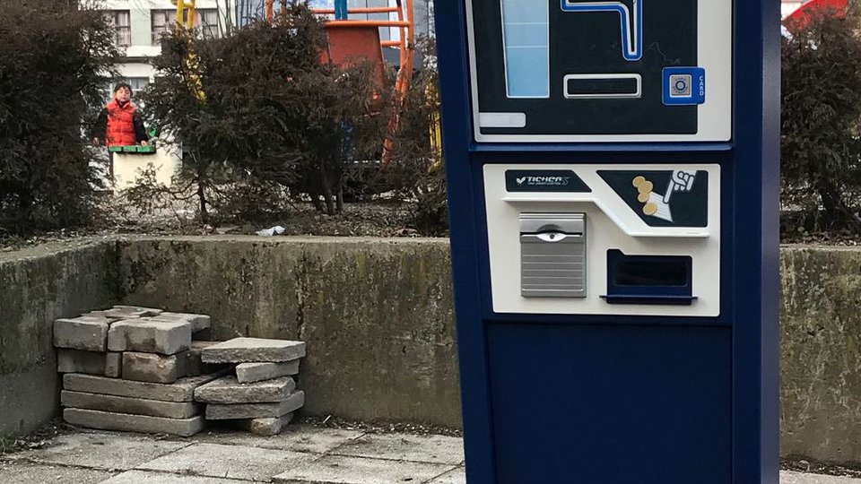 Enhanced payment by parking machines in Bijelo Polje