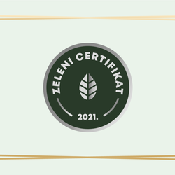 PENTA d.o.o. receives a Green Certificate!