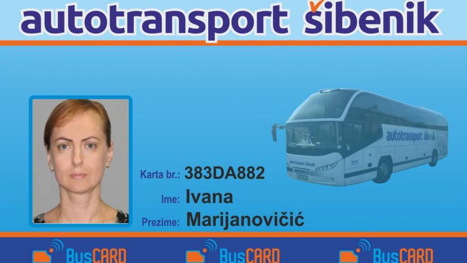 Autotransport Sibenik - The Release of BusCARD Monthly Card