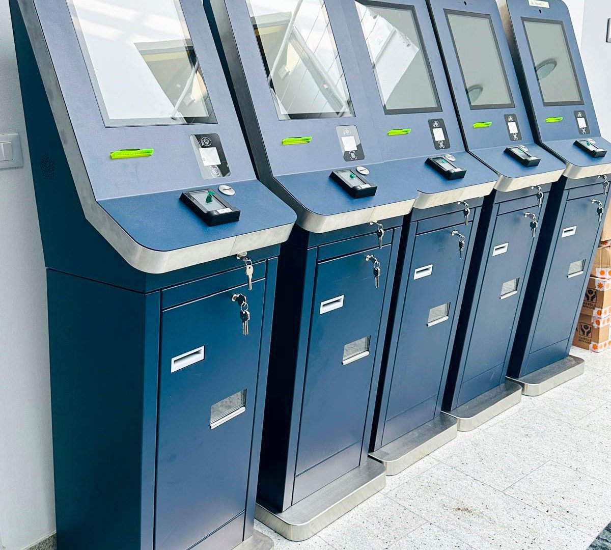 Delivery of bus ticket vending machines for ARRIVA CROATIA