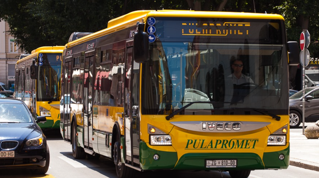 Tickets for public city transport in Pula at Tisak kiosks