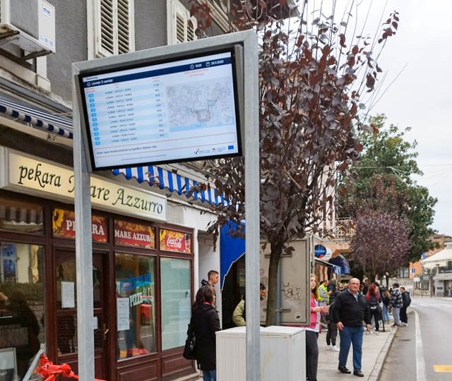 Completion of the project "Strengthening the transport system" and presentation of the passenger information system in Rijeka