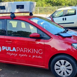 Pula Parking's smart vehicle for advanced control of parking collection