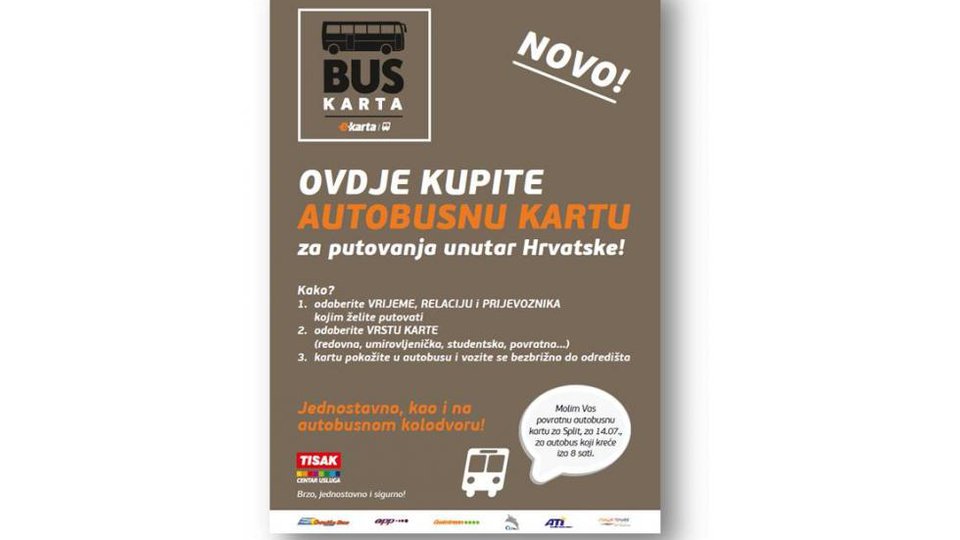 eKarta - Buy Bus Tickets At Kiosk of Tisak!