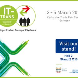 Visit us at IT-TRANS 2020 in Karlsruhe, Germany