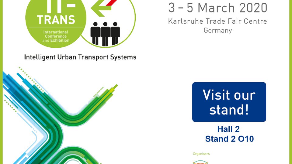 Visit us at IT-TRANS 2020 in Karlsruhe, Germany
